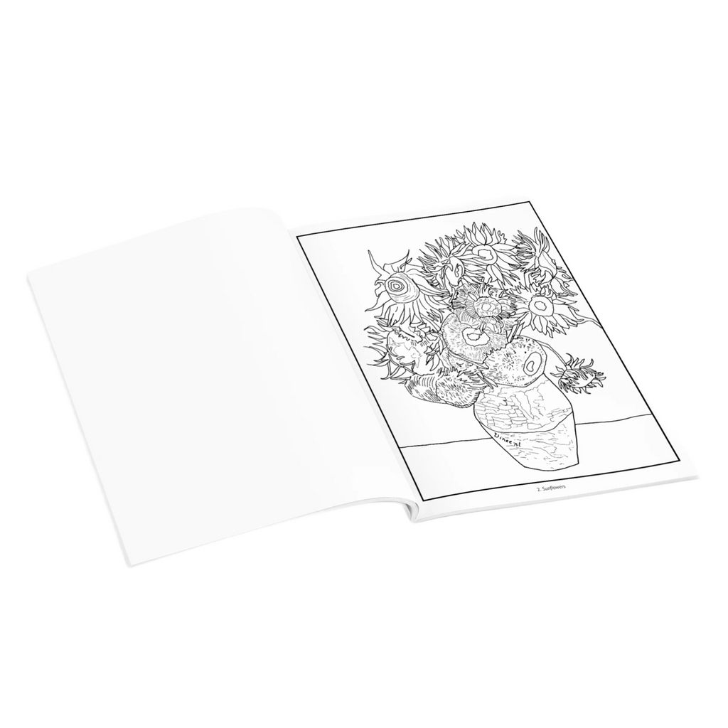 Vincent Van Gogh Coloring Book