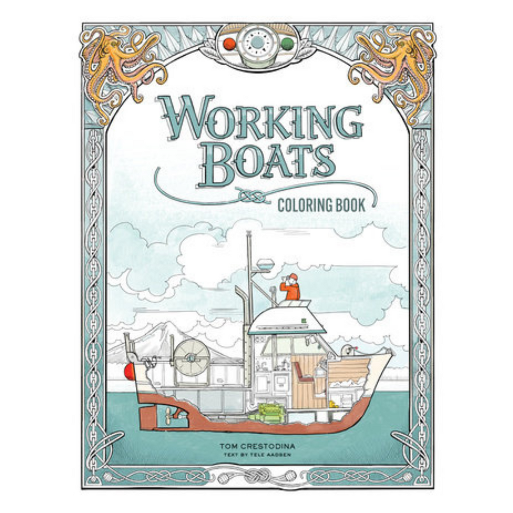 Working Boats Coloring Book