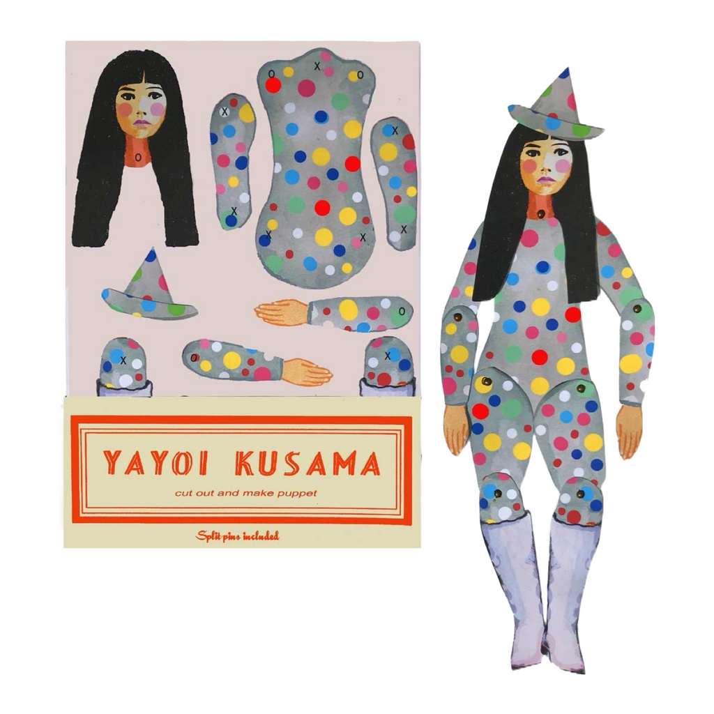 Yayoi Kusama Cut and Create Paper Puppet