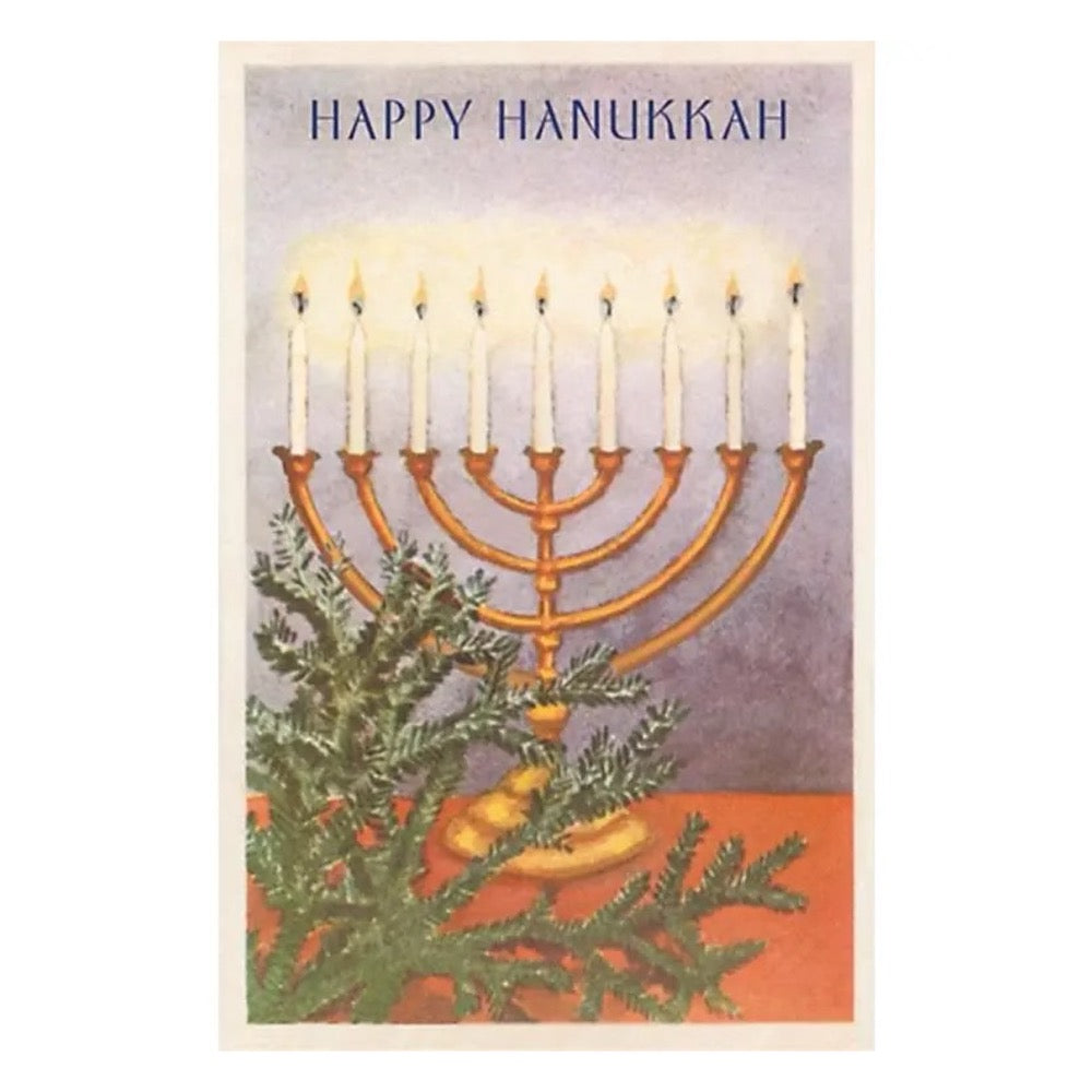 Vintage Happy Hannukah Postcard