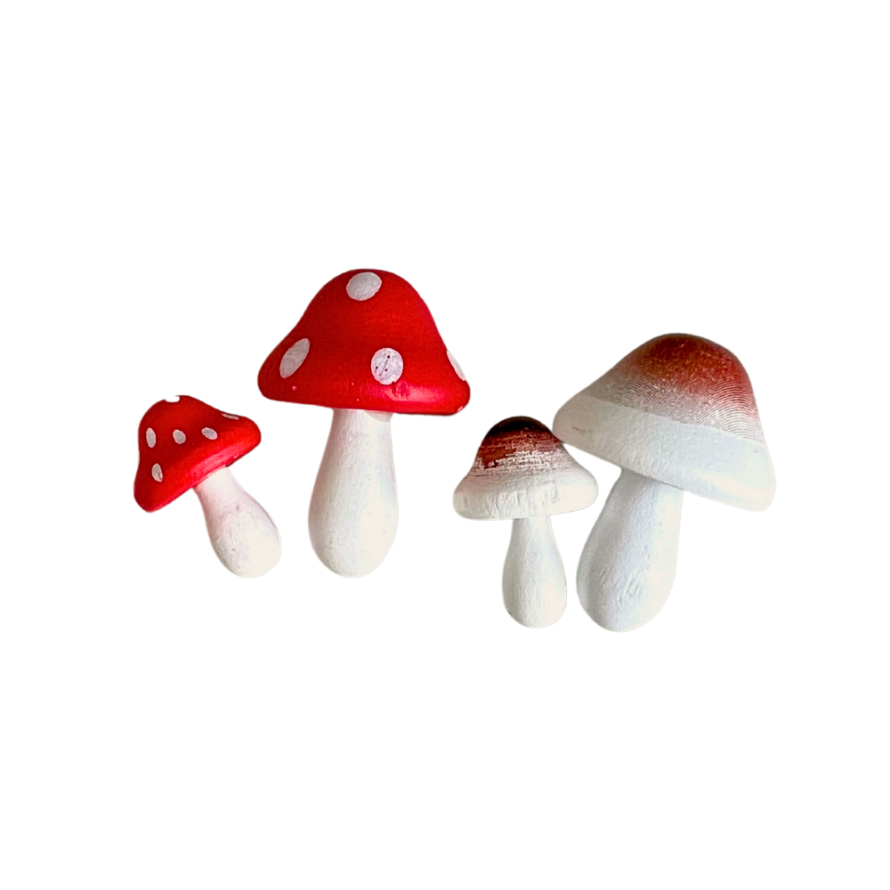 Tiny Wooden Mushrooms · Multiple Styles