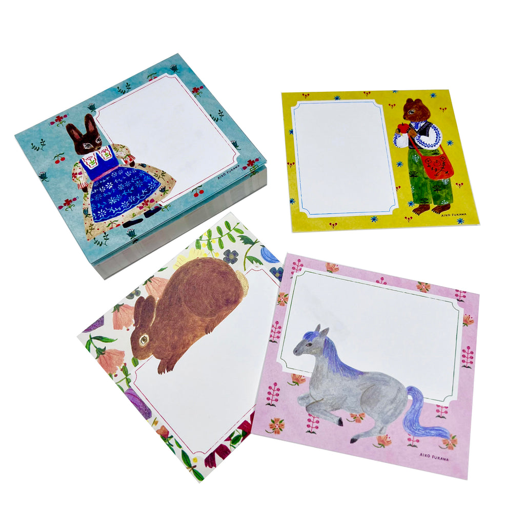 Aiko Fukawa Block Memo Pad · Celebratory Rabbit