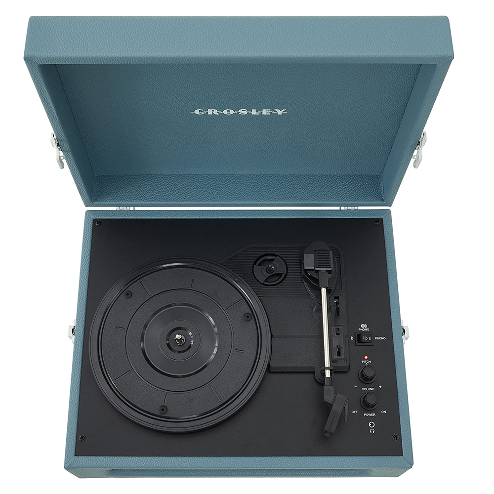 Crosley Dusty Washed Out Blue Voyager Turntable