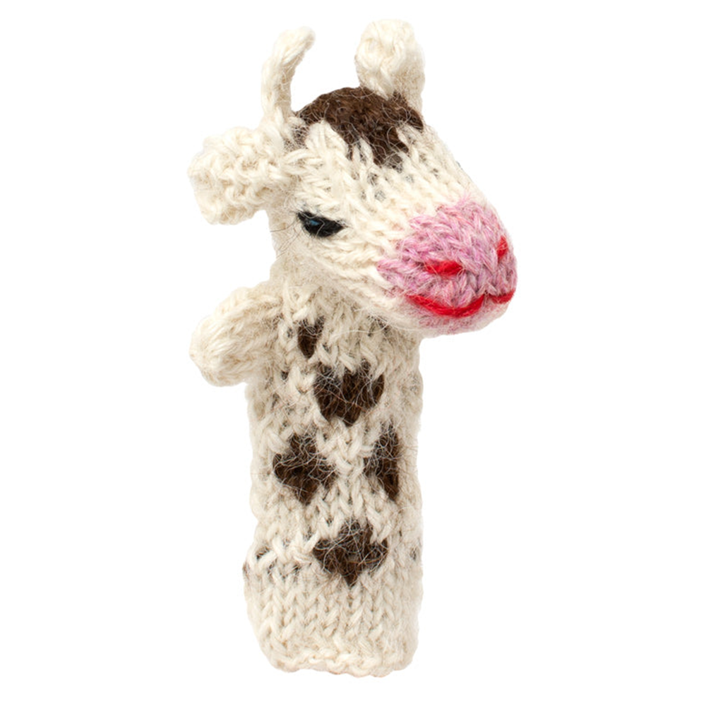Finger Puppet · Brown Spotted Cow