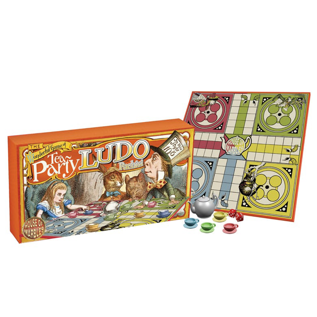 House of Marbles Alice in Wonderland Tea Party Ludo