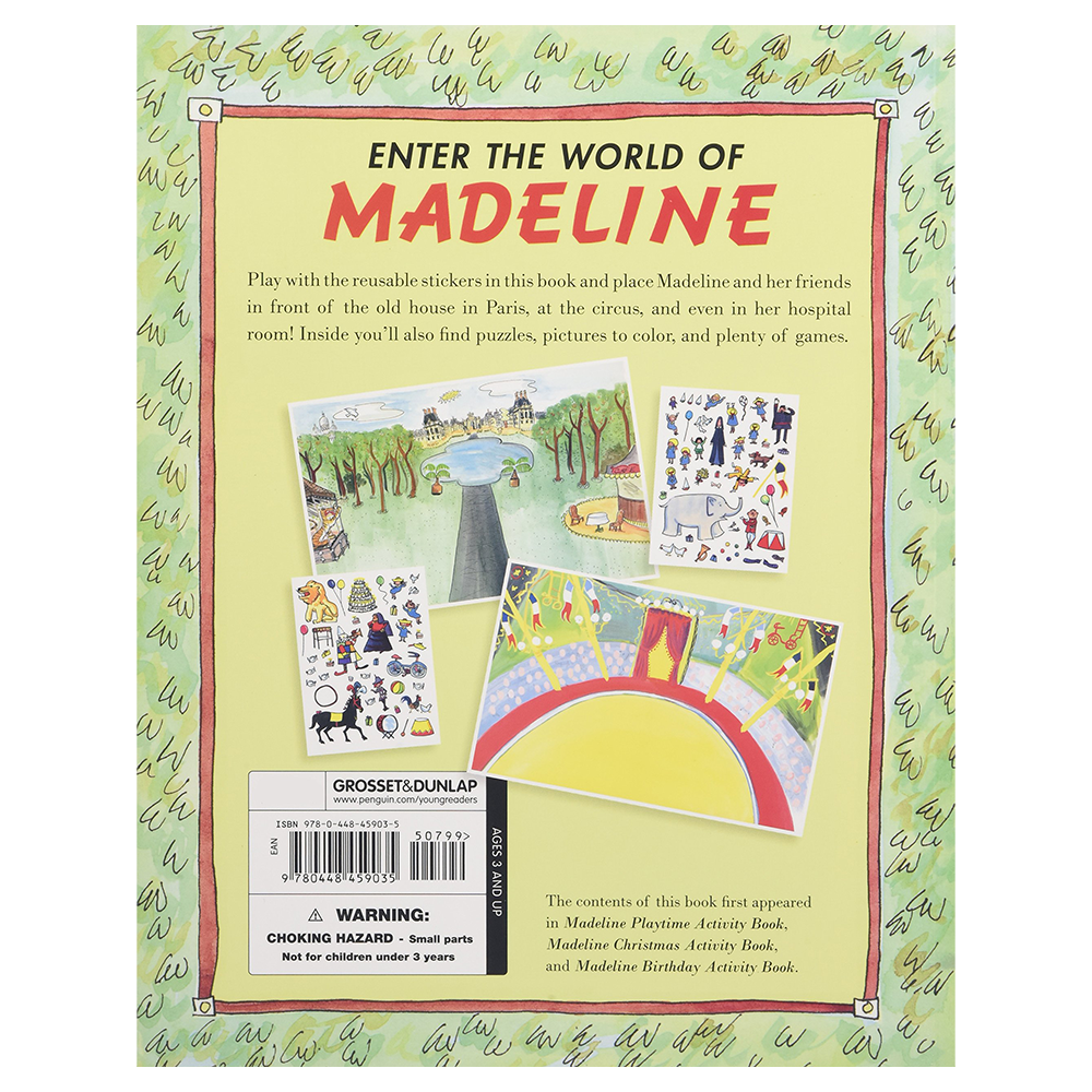 Madeline Activity Book with Stickers by Ludwig Bemelmans