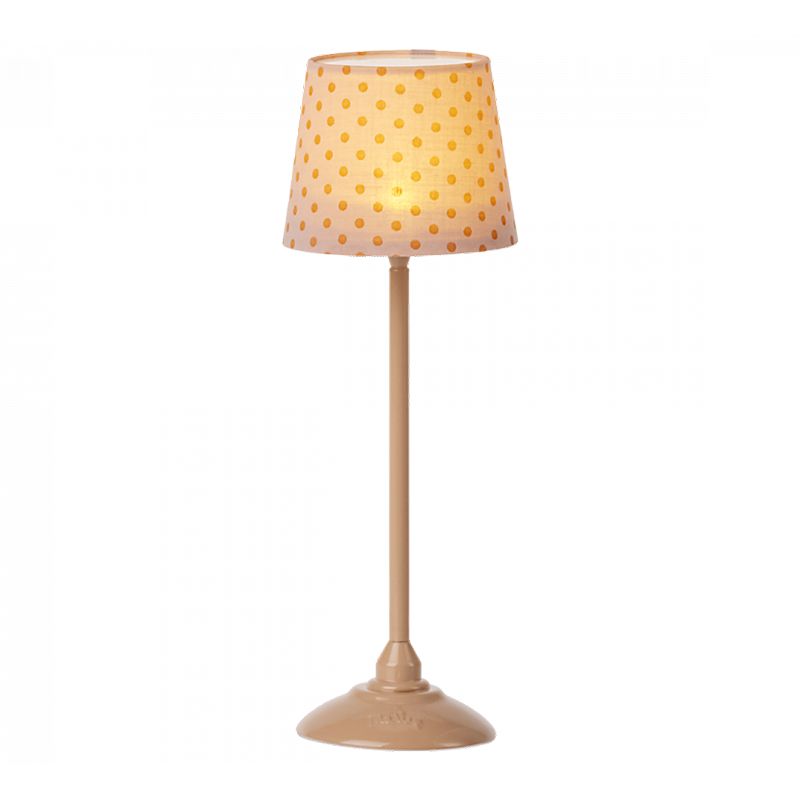 Maileg Mini Dark Powder Polka Dot Floor Lamp