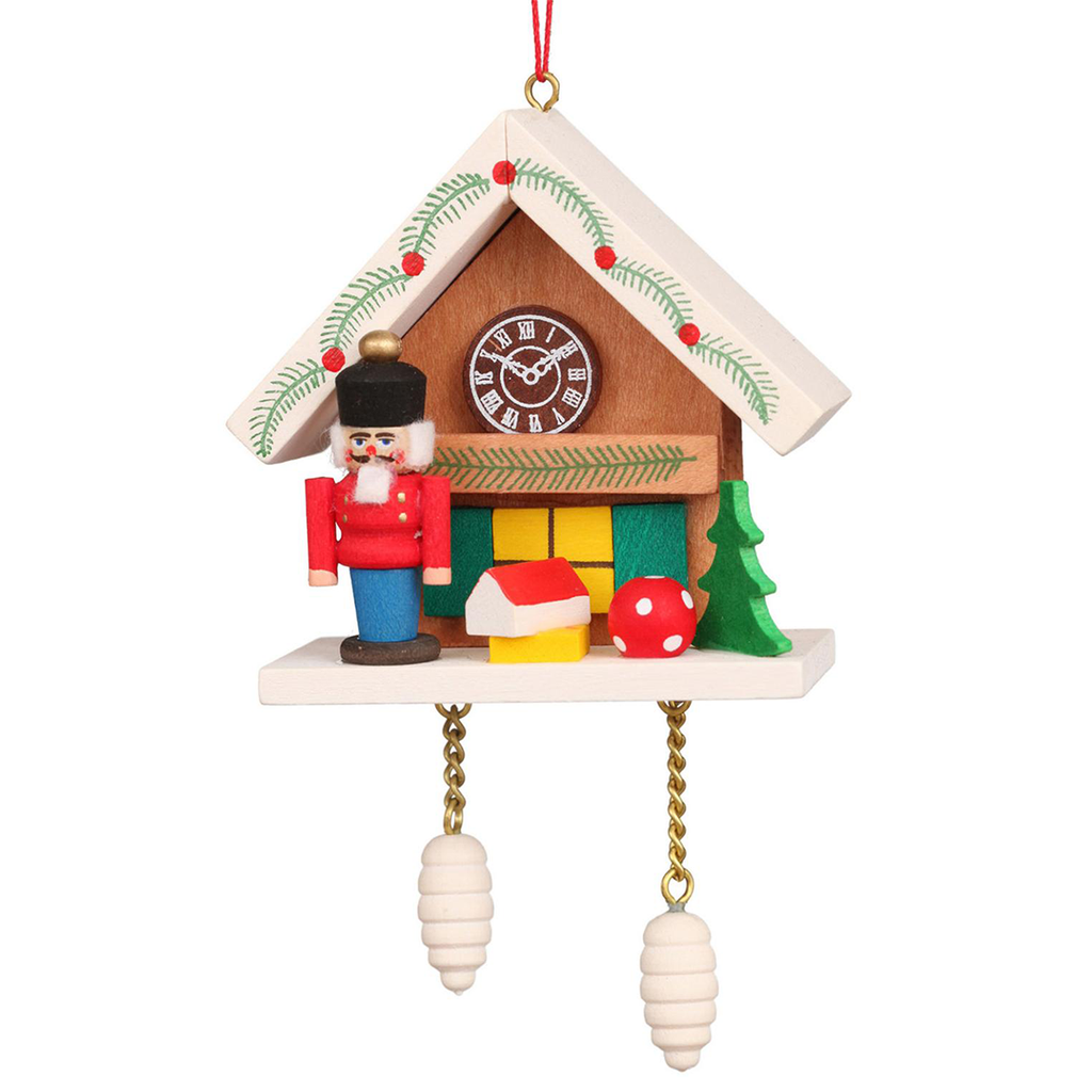 Nutcracker Cuckoo Clock Ornament