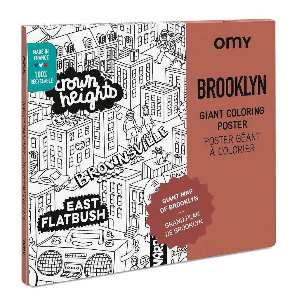 Omy Brooklyn Coloring Poster