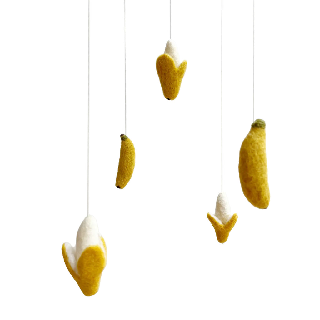 Petit Felts Decorative Mobile · Bananas