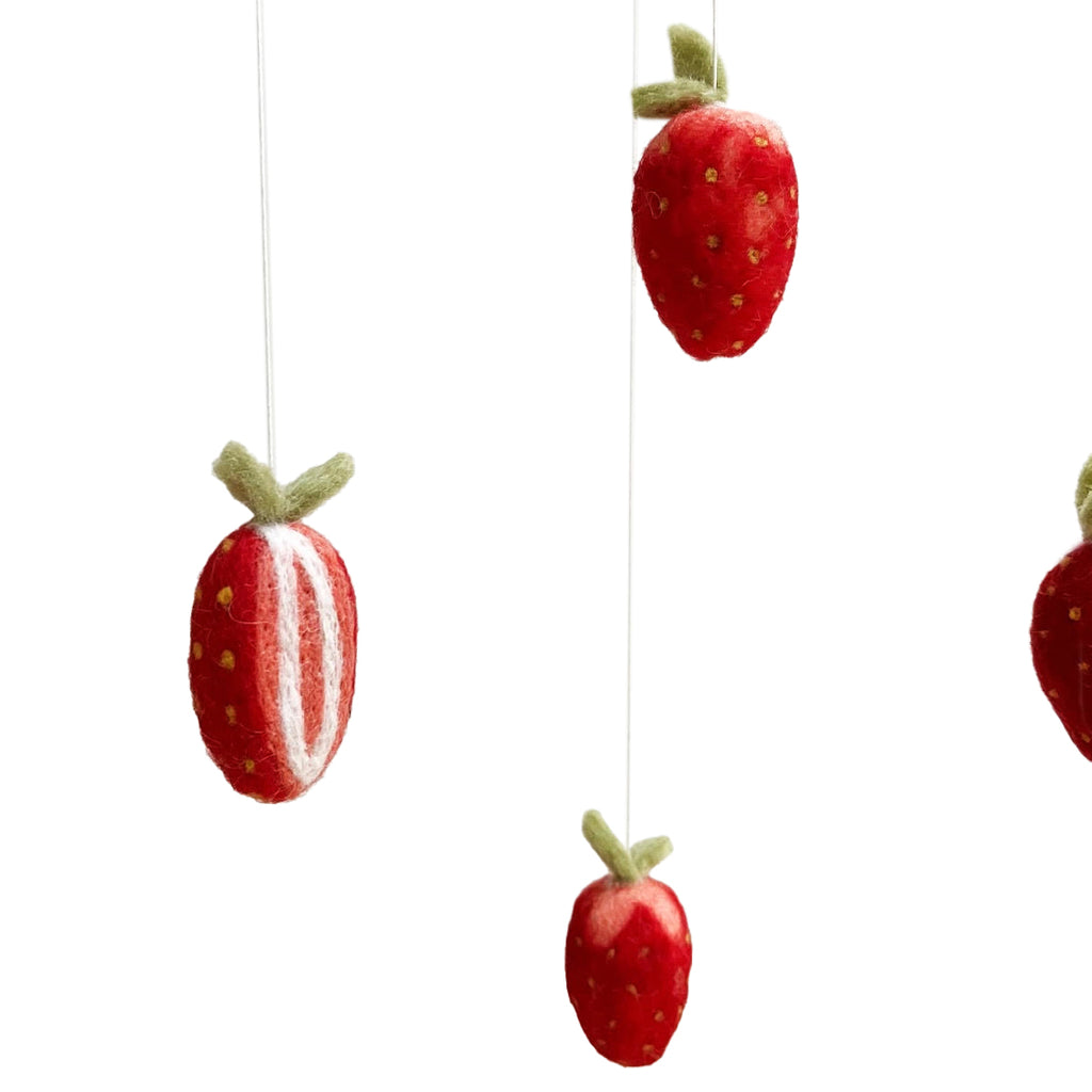 Petit Felts Decorative Mobile · Strawberries