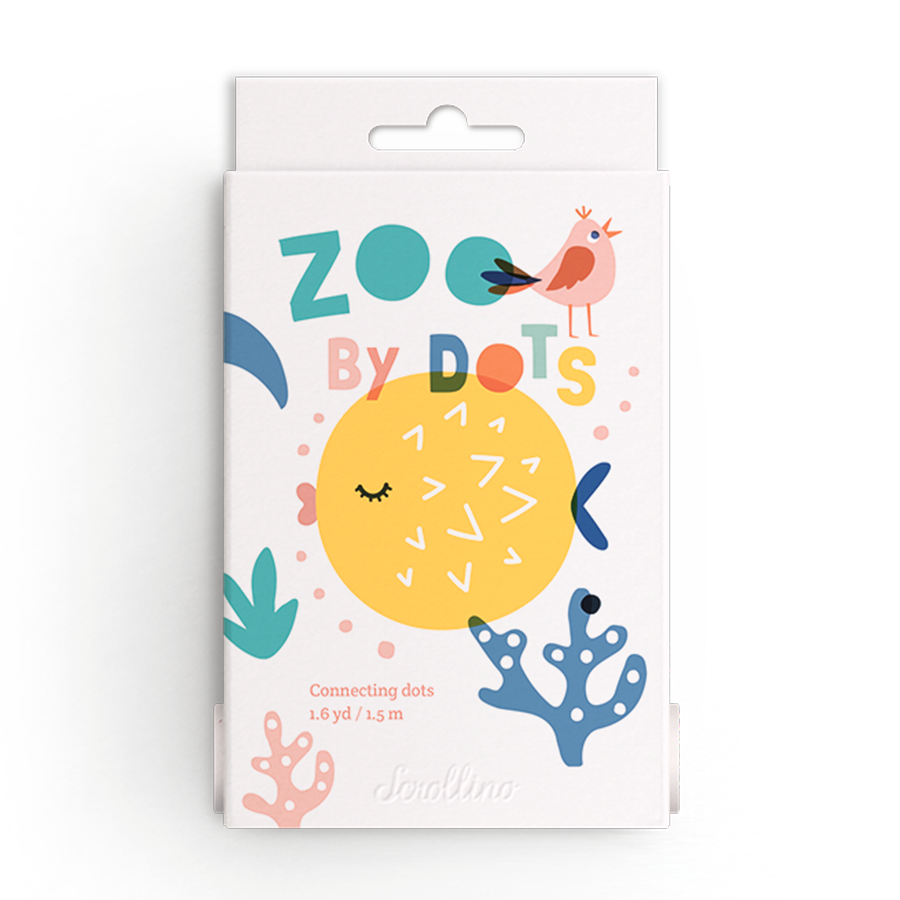 Scrollino Zoo By Dots Travel Set