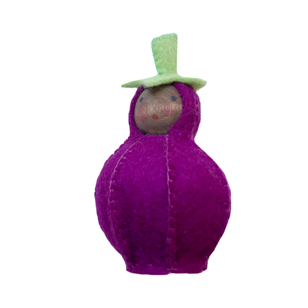 Eggplant Peg Doll · Brown