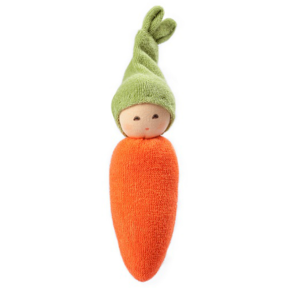 Organic Carrot Doll Rattle 