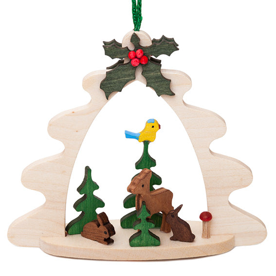 Wooden Forest Ornament