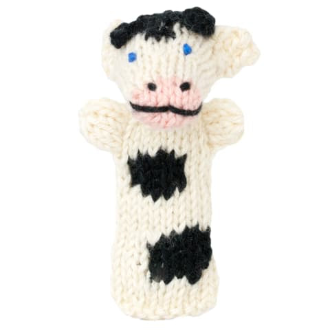 Finger Puppet · Black Spotted Cow