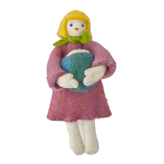 Craftspring Girl of the World Ornament