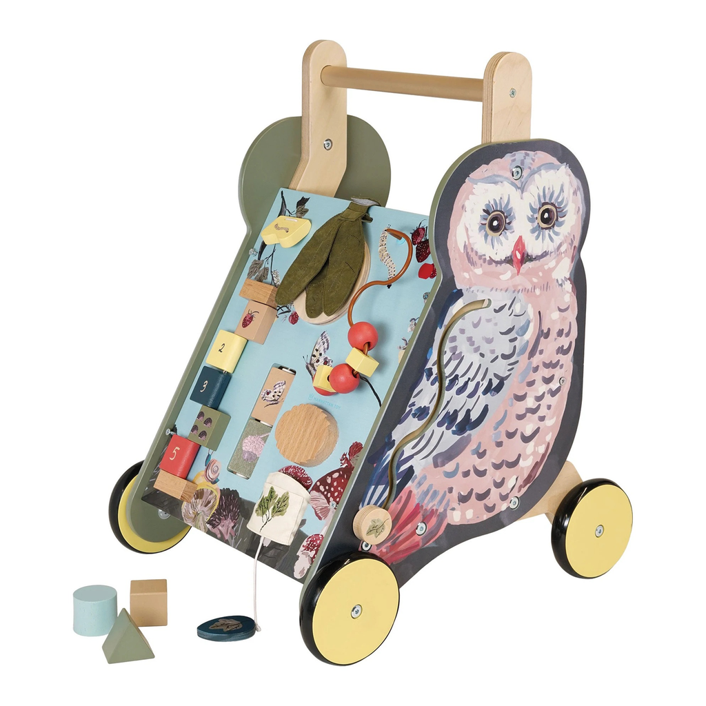 Manhattan Toy Wildwoods Owl Push Cart