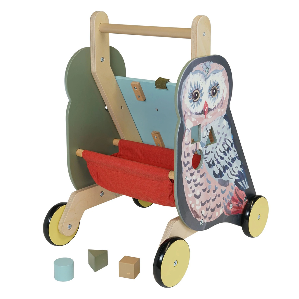 Manhattan Toy Wildwoods Owl Push Cart