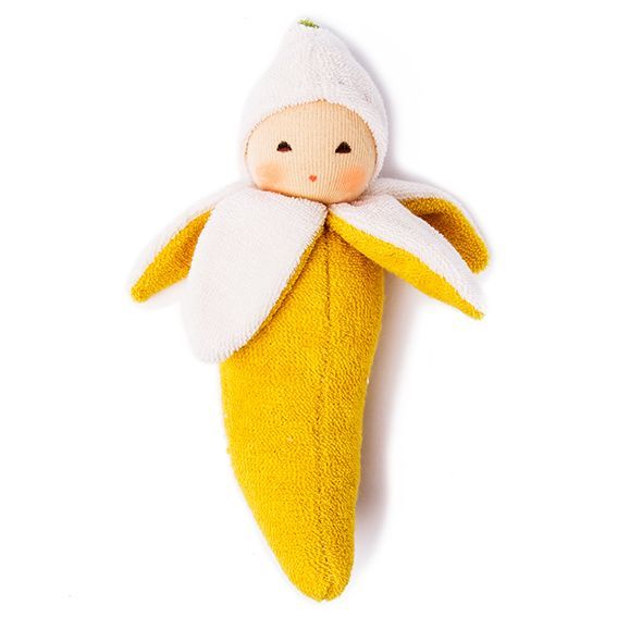 Organic Banana Doll Rattle 