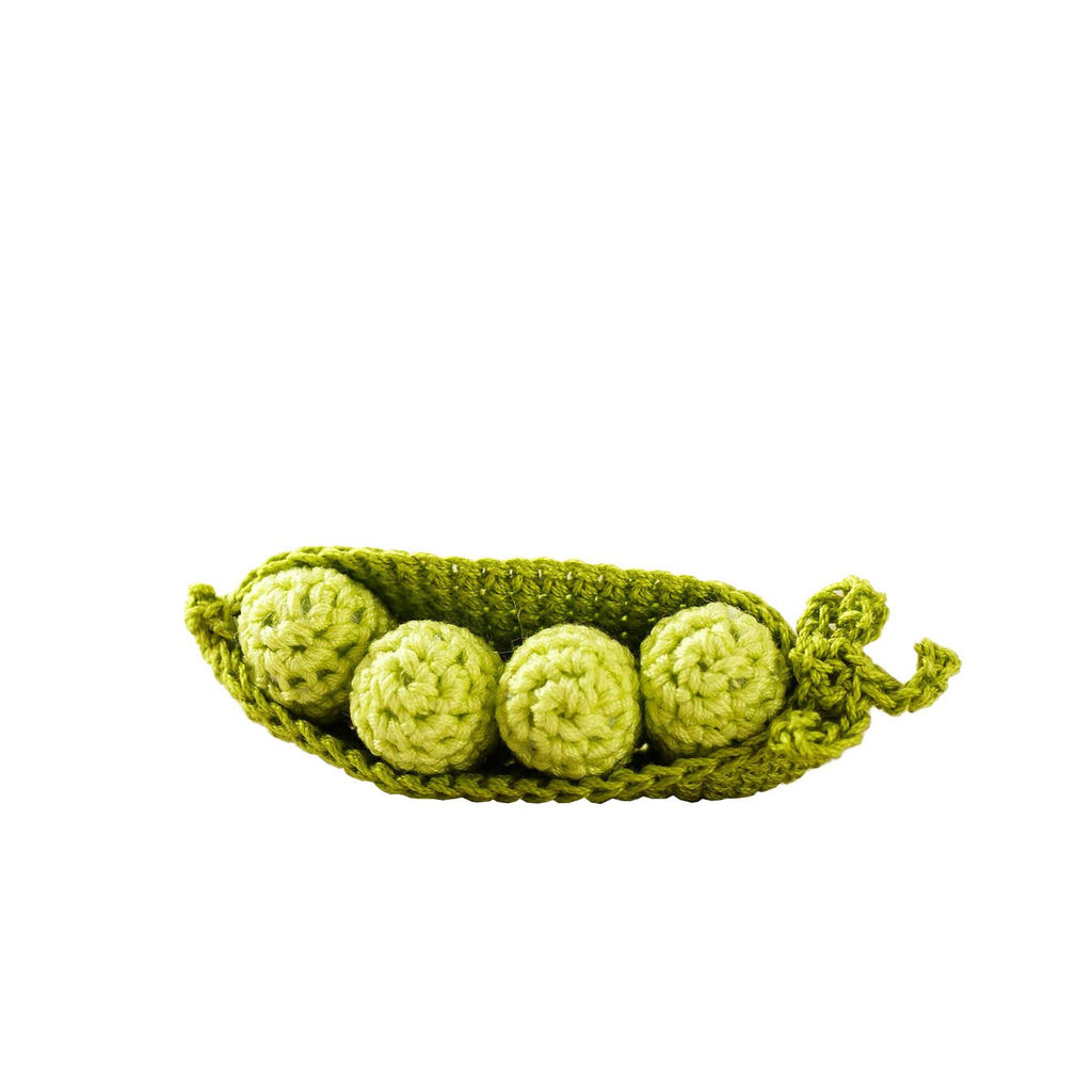 Crocheted Peapod