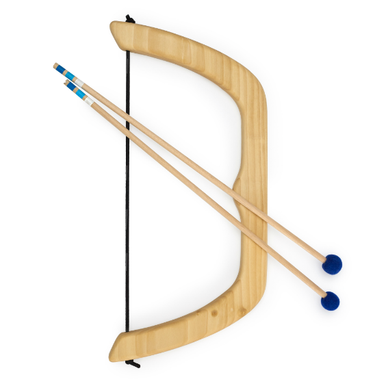 Small Wooden Bow and Arrow