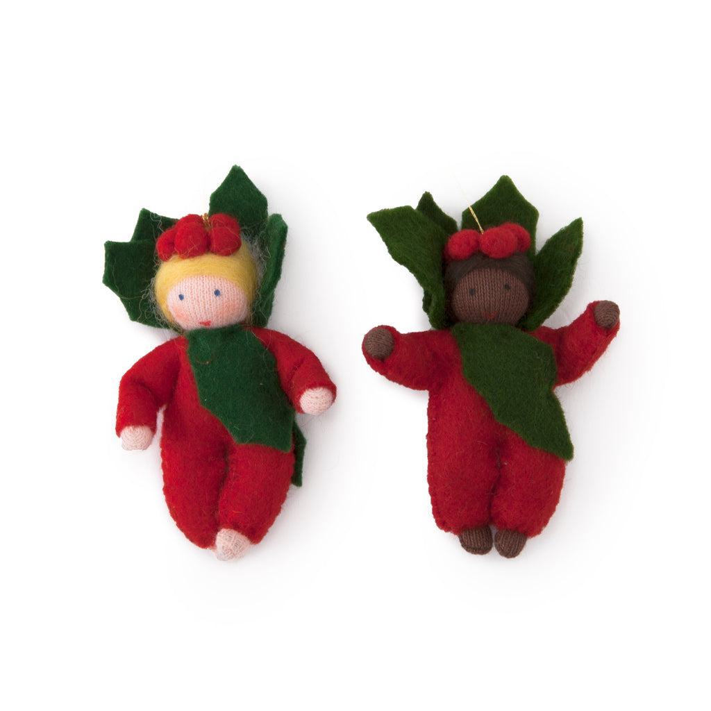 Holly Berry Ornaments